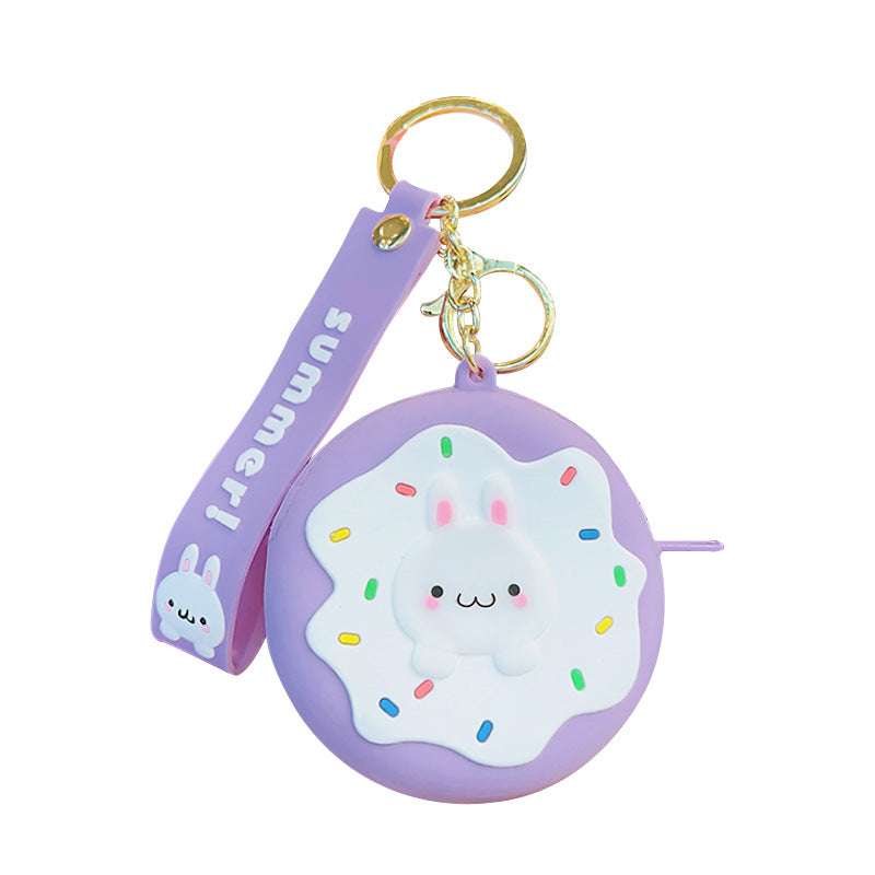 Wholesale Cartoon Cute Donut Coin Purse Keychain ACC-KC-JuCai010