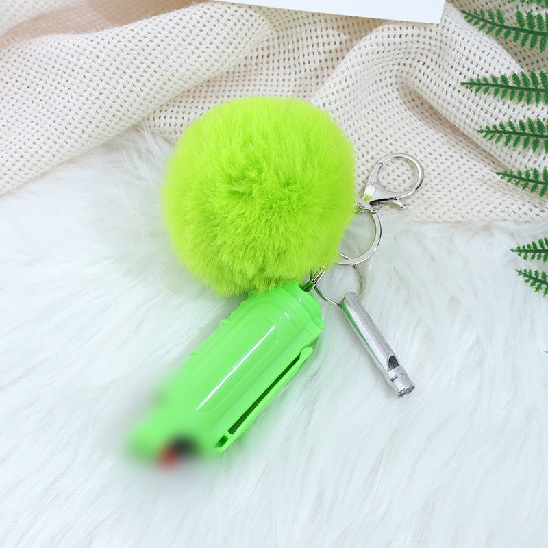 Wholesale Fur Ball Whistle Keychain Set Pom Pom ACC-KC-ZhiYa016