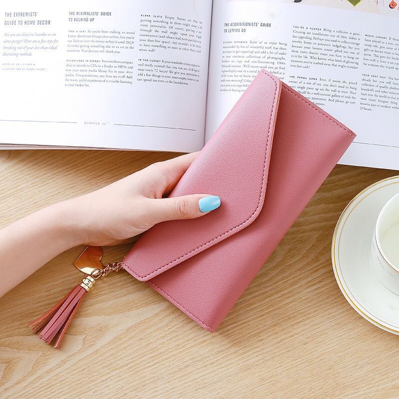 Wholesale tassel long cute wallet