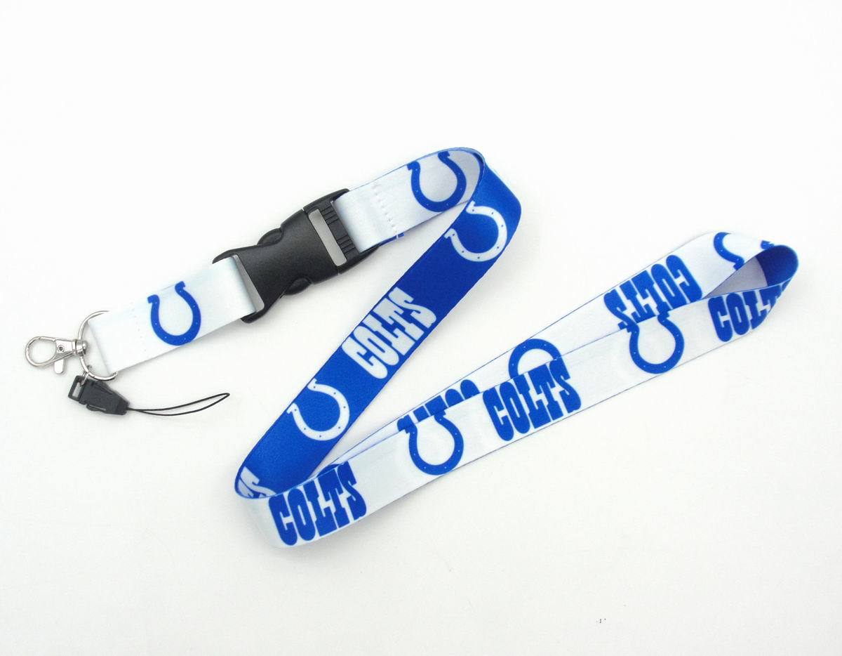 Wholesale Heat transfer football team Lanyard Keychain