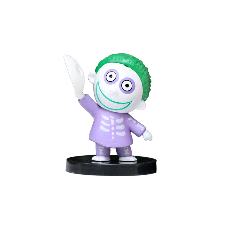 Wholesale  Horror Ghost Chainsaw Clown Doll Decoration Ornaments