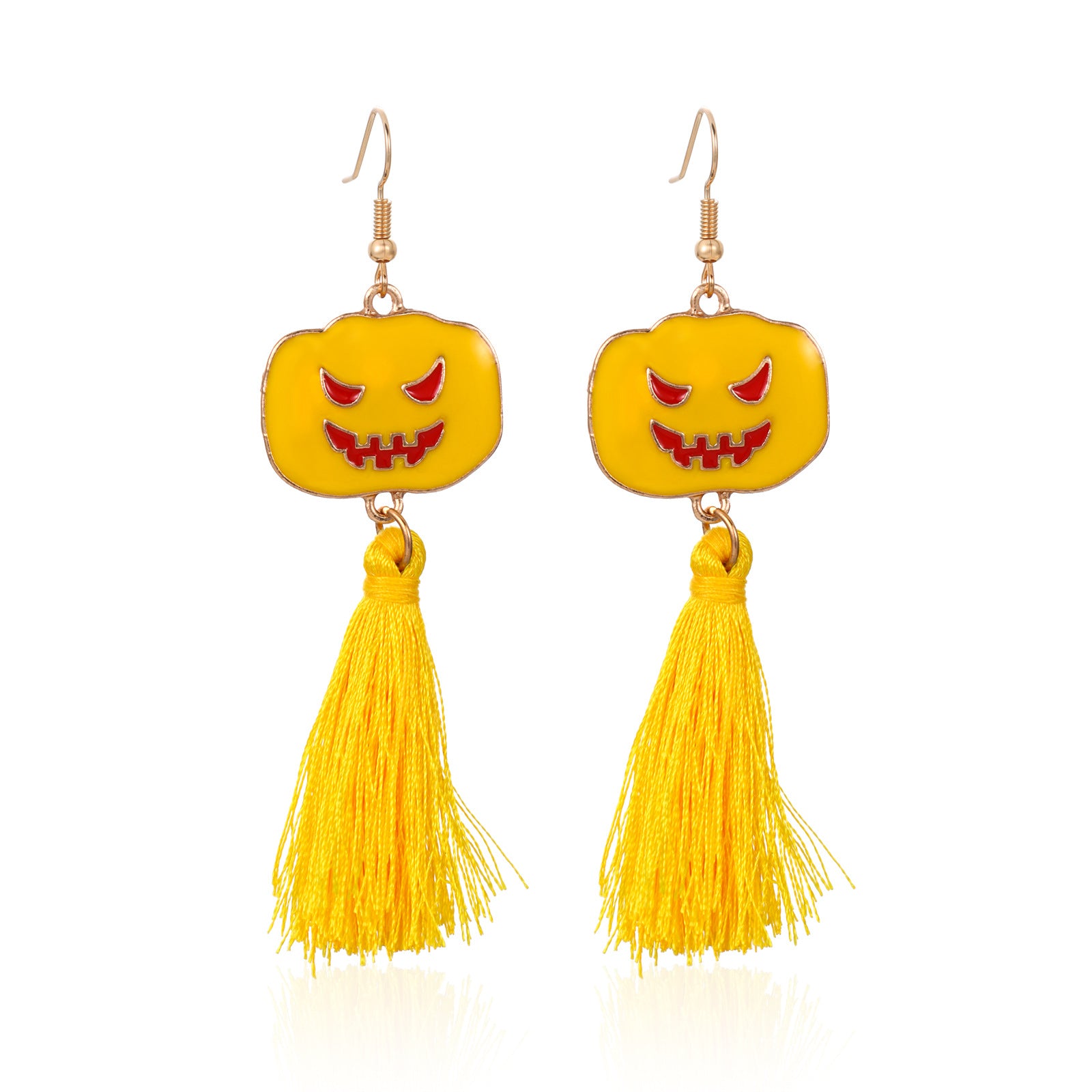 Wholesale Halloween Horror Skeleton Frame Ghost Pumpkin Spider Bat Earrings ACC-ES-BinLi009