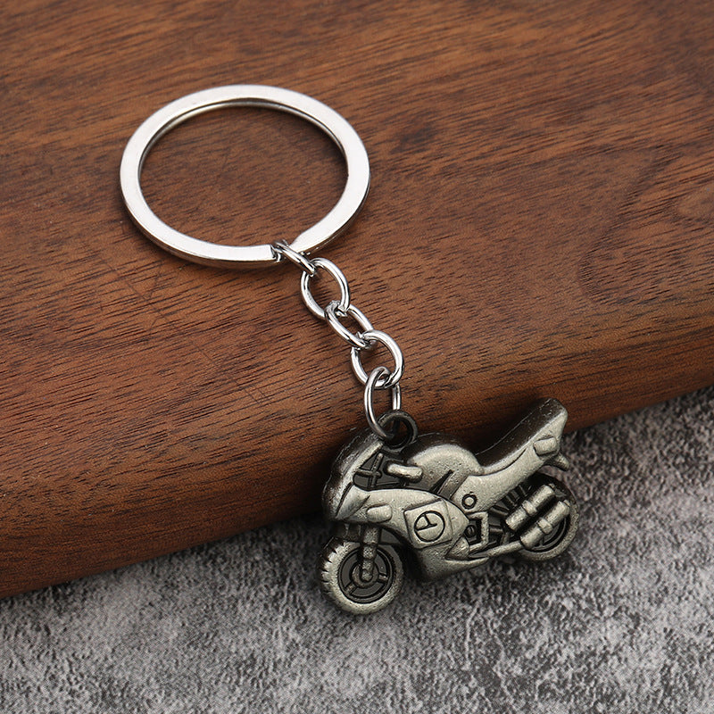 Wholesale  three-dimensional heavy motorcycle metal keychain