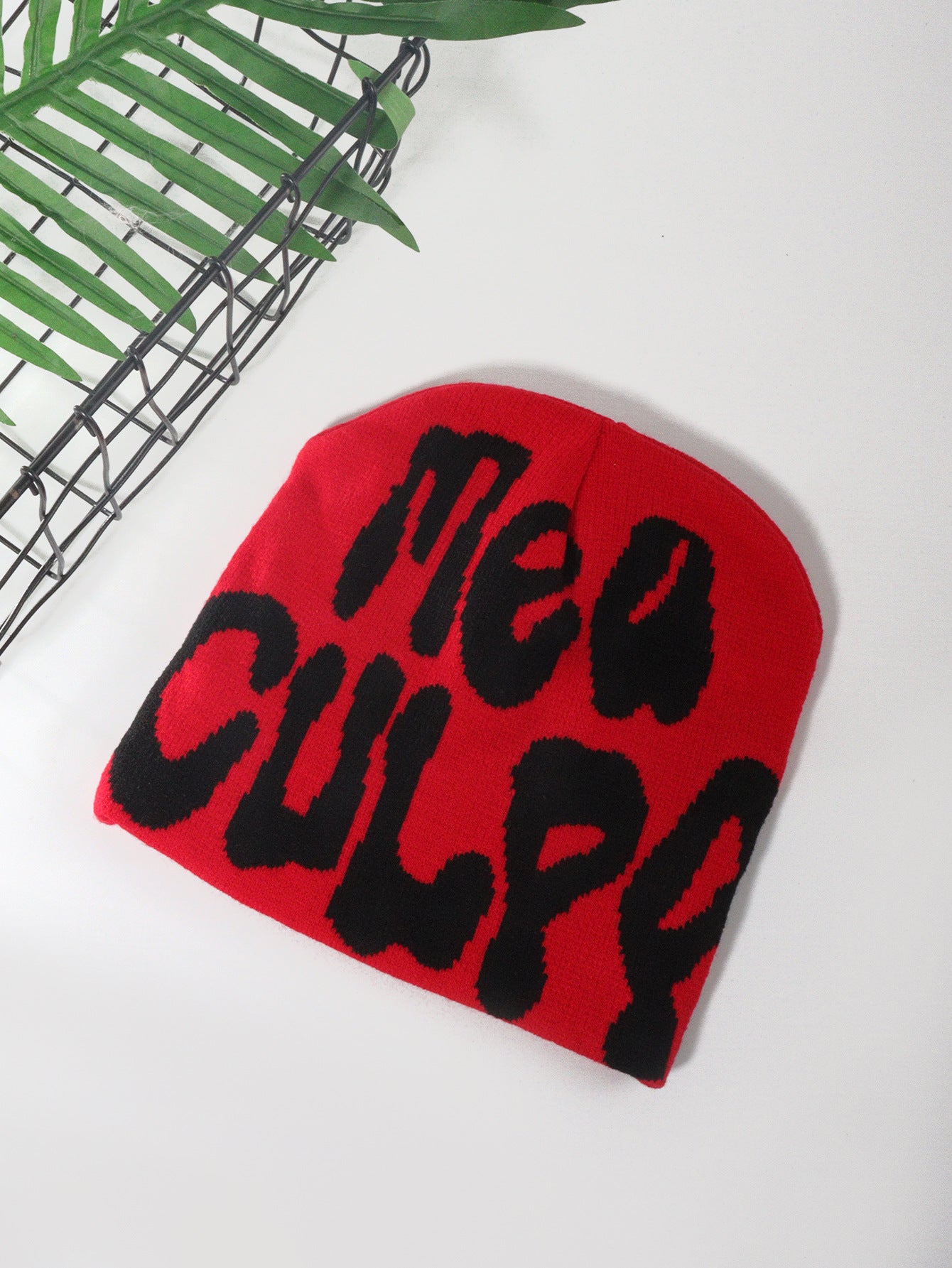 Wholesale Initials Jacquard Knitted Hat Beanie ACC-HT-Junl003