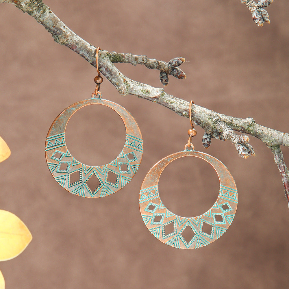 Wholesale Bohemian Long Tassel Earrings Zinc Alloy Jewelry Accessory