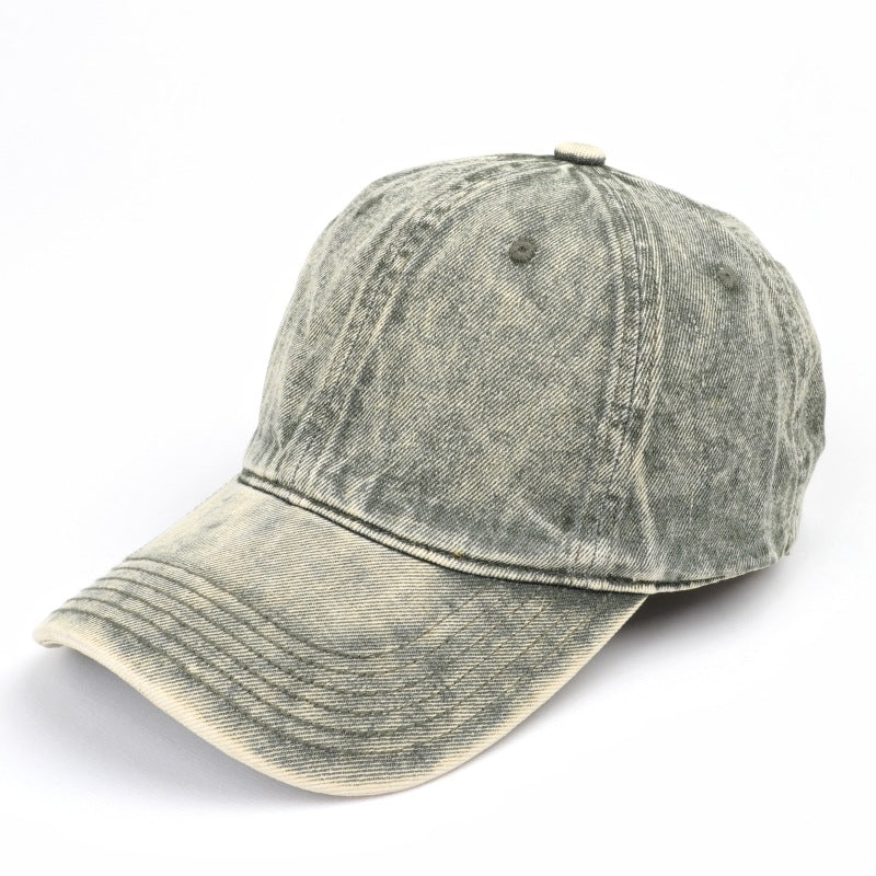 Wholesale Cowboy Hat Solid Color Light Plate Washed Denim Peaked Hat Baseball Cap ACC-HT-LueLan002