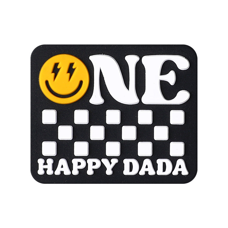 Wholesale 20pcs Smiley Face Silicone Focal Beads DIY Bead Accessories ACC-BDS-RongFa036