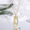 Wholesale Simple Diamond-encrusted Geometry Long Necklace