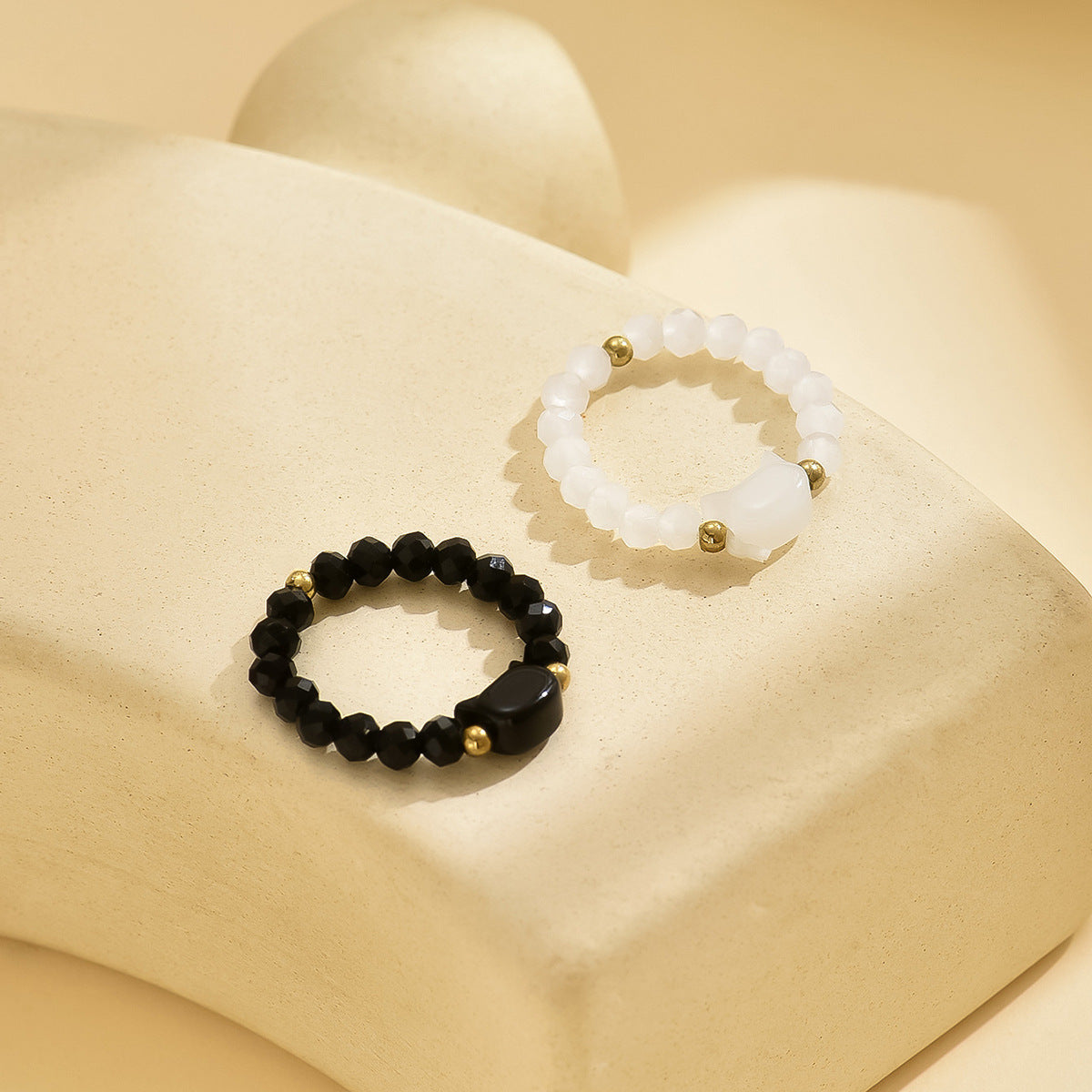 Wholesale Cute Fashion Cat Beads  Ring