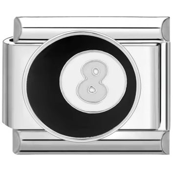 Wholesale  Italian Charm Bracelet 9mm DIY Billiards Snooker  Creative Stainless Steel Composable Bracelet