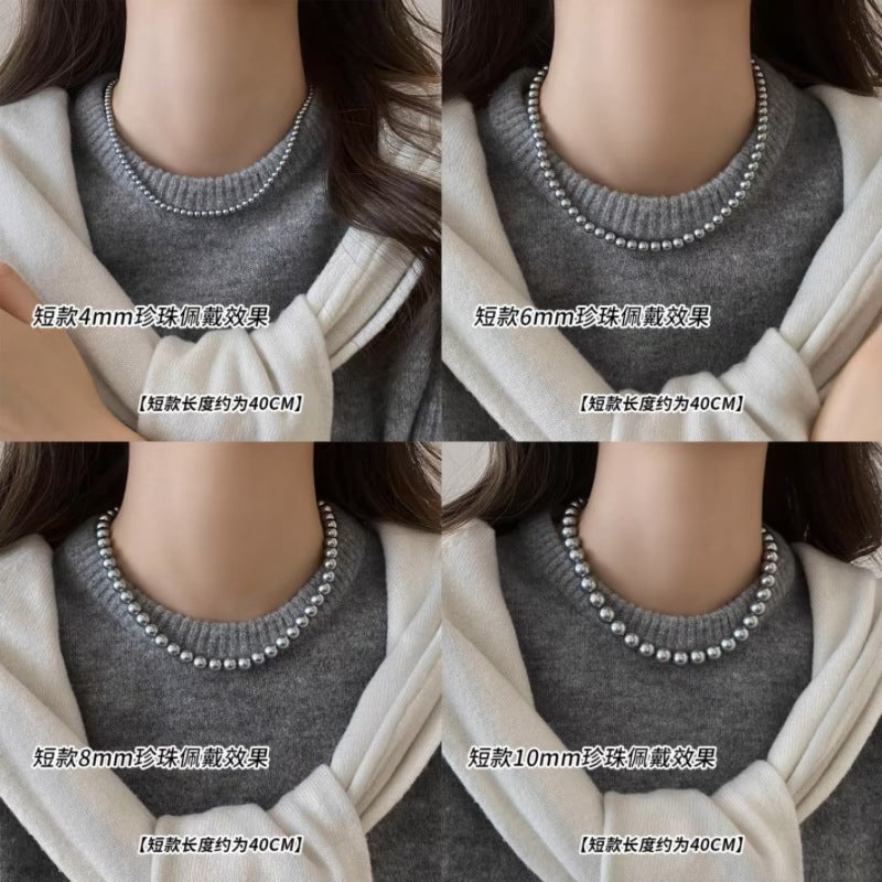 Wholesale  Light Luxury Niche Collar Chain Necklace