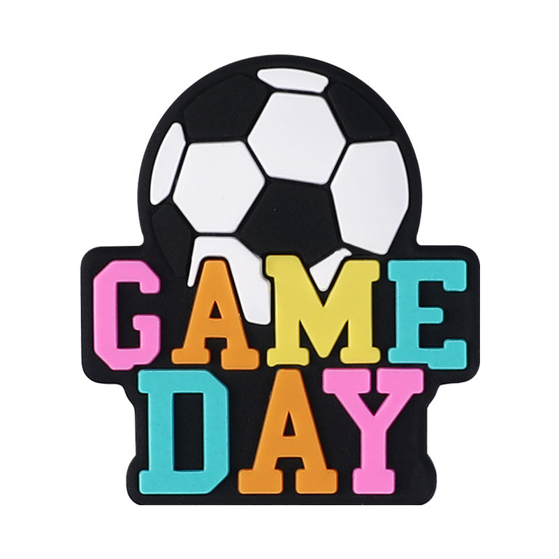 Wholesale 20pcs Cartoon Football Focal Beads DIY Bead Accessories ACC-BDS-RongFa063