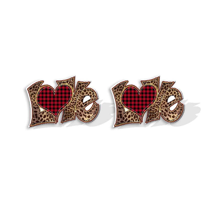 Wholesale Cartoon Cute Resin Earrings ACCVIP-ES-XiangLian021