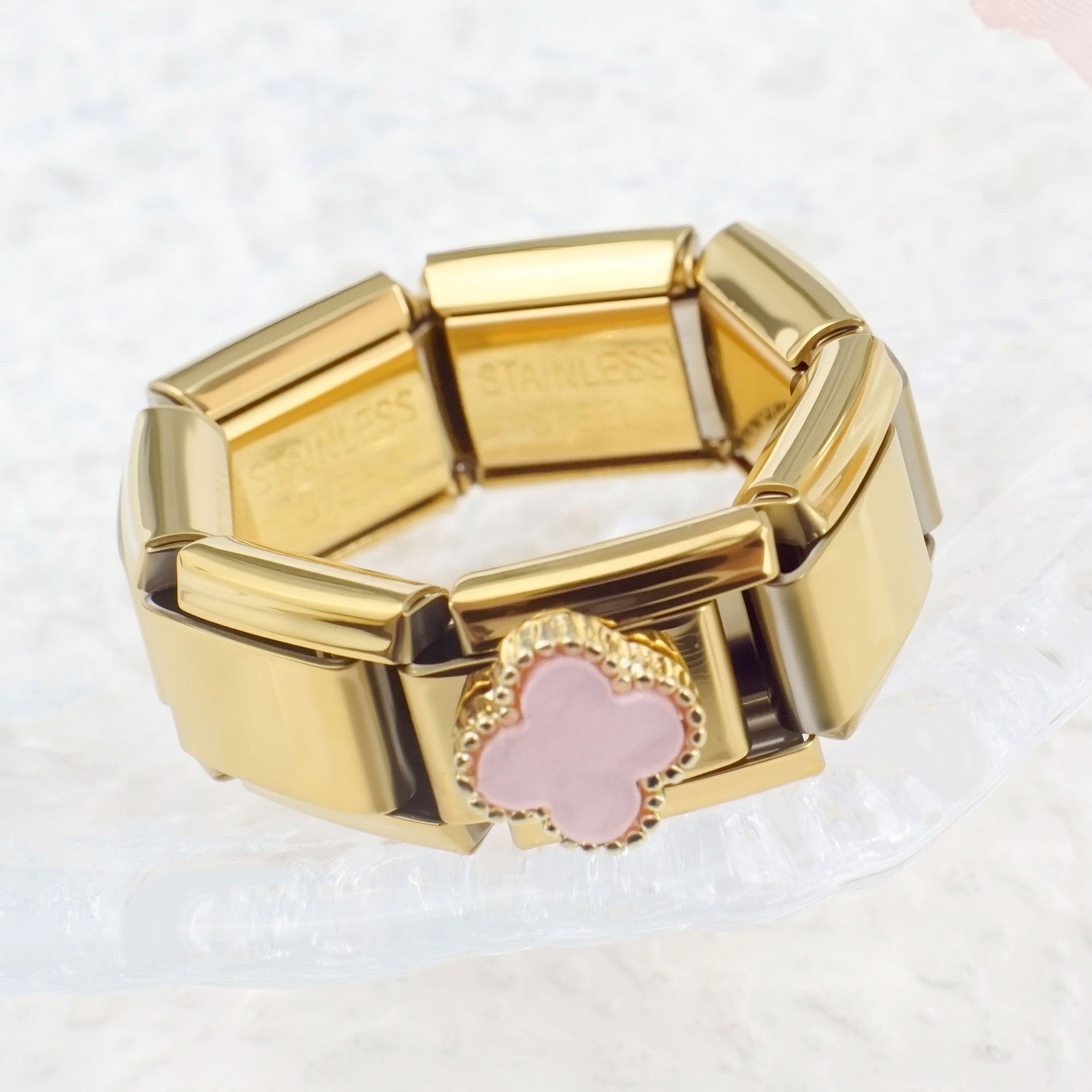 Wholesale Italian Module Bracelet DIY Elastic Ring Free Splicing Assembly Chain Italy Charms