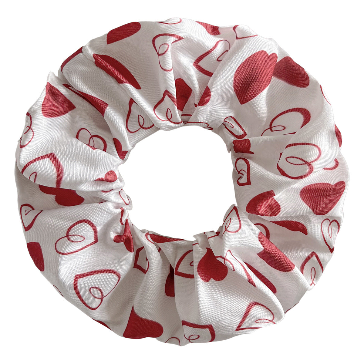 Wholesale  Valentine' s Day Colorectal Hair Loop Love Lip Pattern Hair Accessories