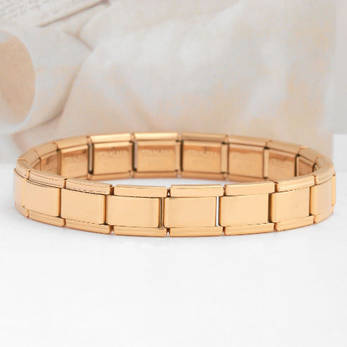 Wholesale  Italian Charm Bracelet 9mm DIY Splicing Removable  Stainless Steel Composable Bracelet