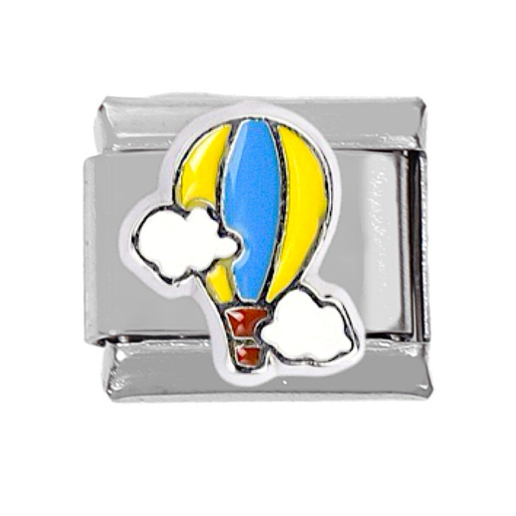 Wholesale 5pcs Italian Charm Bracelet 9mm DIY Splicing Snowflake Rainbow Star Moon Stainless Steel Composable Bracelet