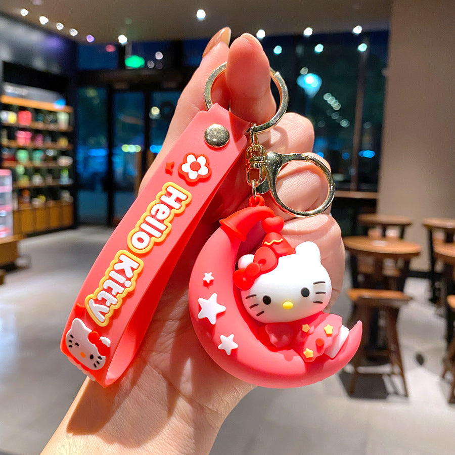 Wholesale Cartoon PVC Soft Glue Cute Keychain ACCVIP-KC-GongZ031