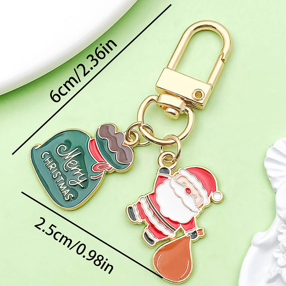 Wholesale Cute cartoon Christmas keychain