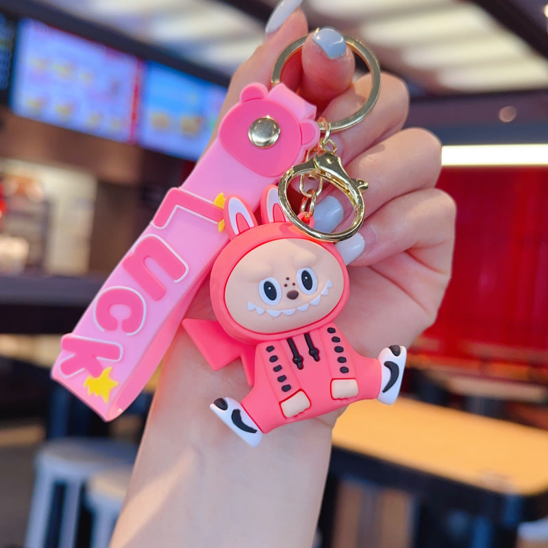 Wholesale Cute cartoon silicone keychain