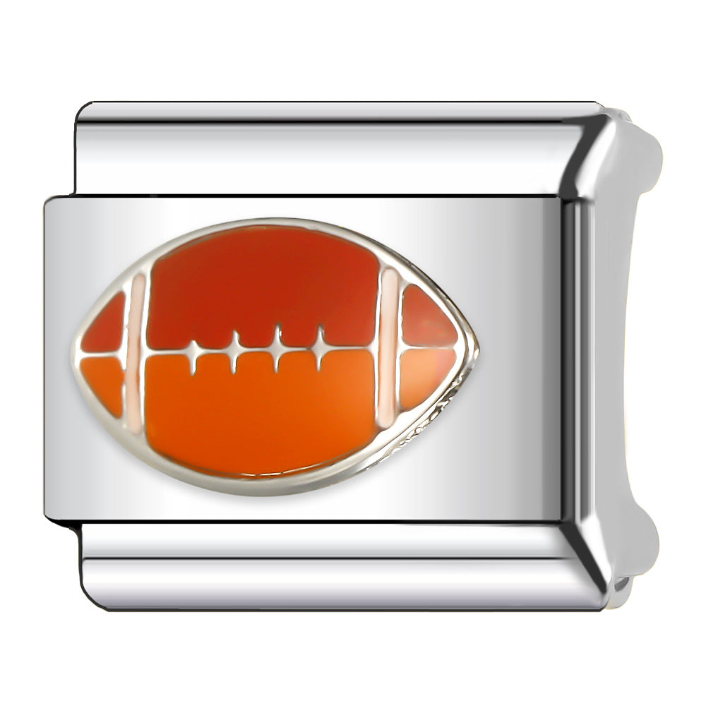 Wholesale Italian Charm Bracelet 9mm DIY Splicing Ball Airplane Series Stainless Steel Composable Bracelet