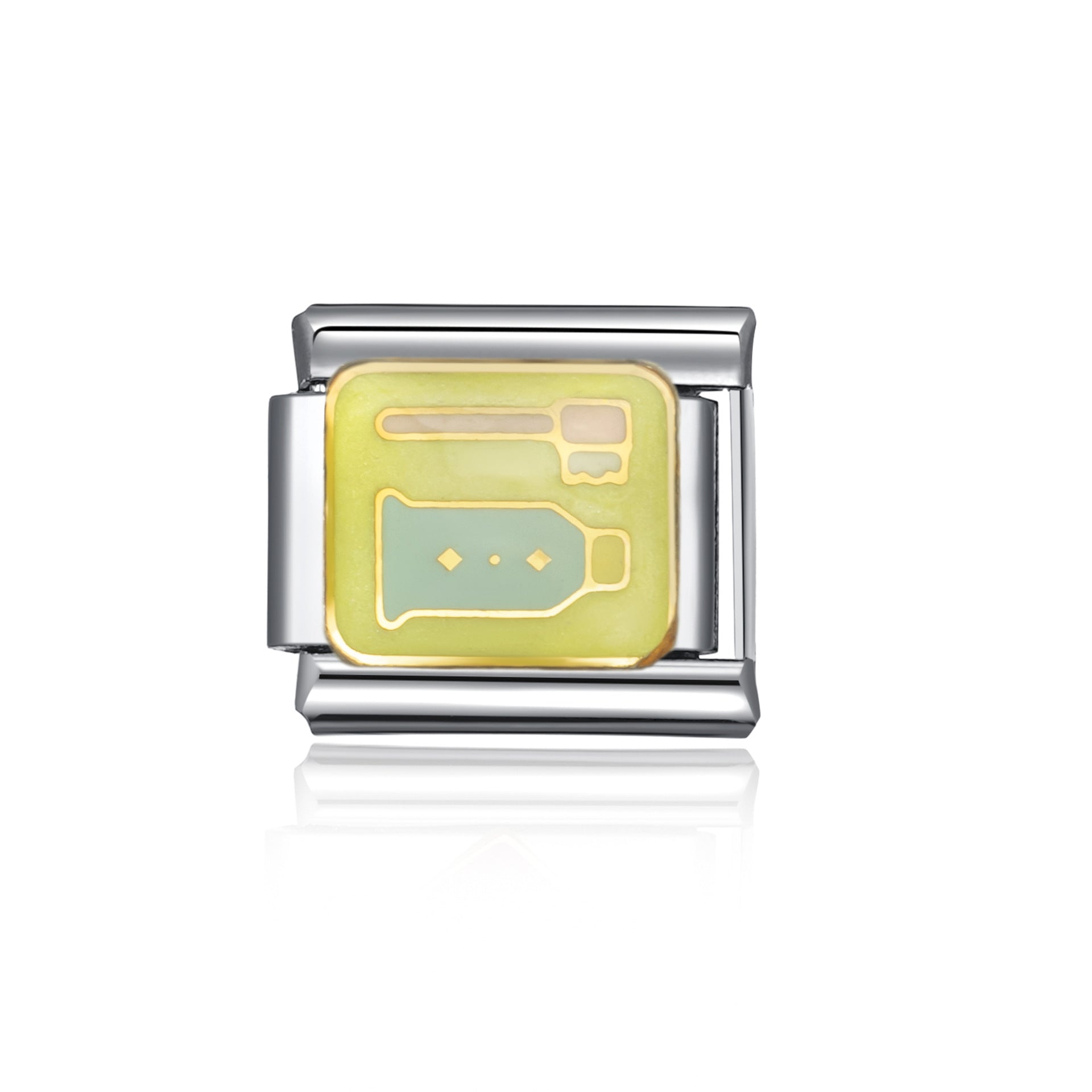 Wholesale Italian Charm Bracelet 9mm DIY Splicing Cute Creative Pendant Stainless Steel Composable Bracelet