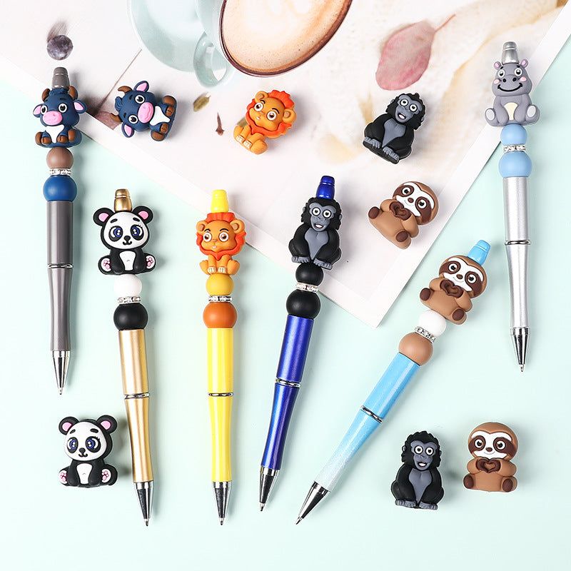 Wholesale 20pcs 3D sloth   Focal Beads DIY Bead Accessories