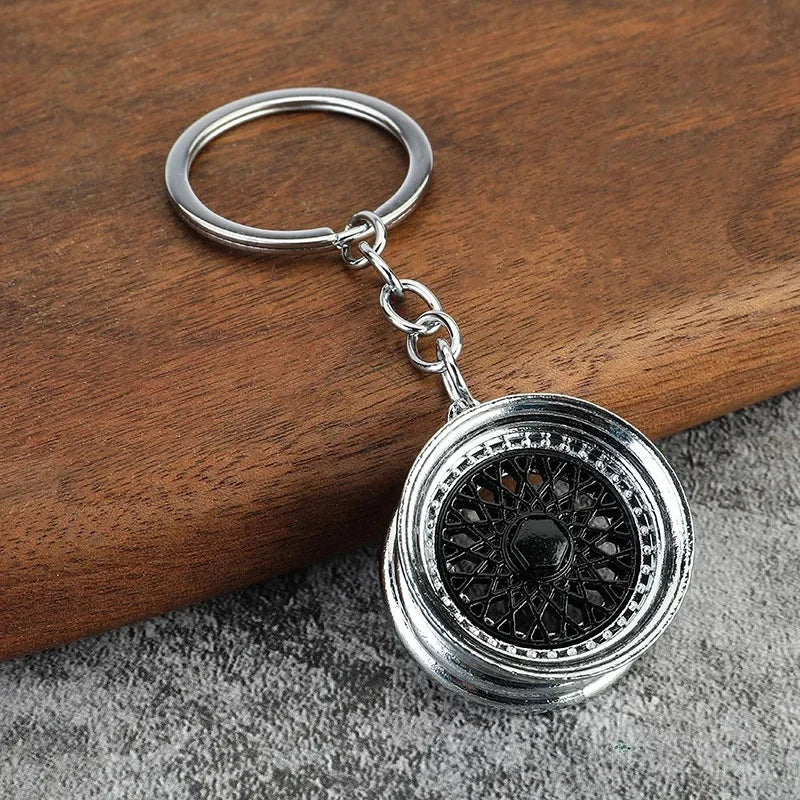 Wholesale  Wheel Rim Simulation Keychain