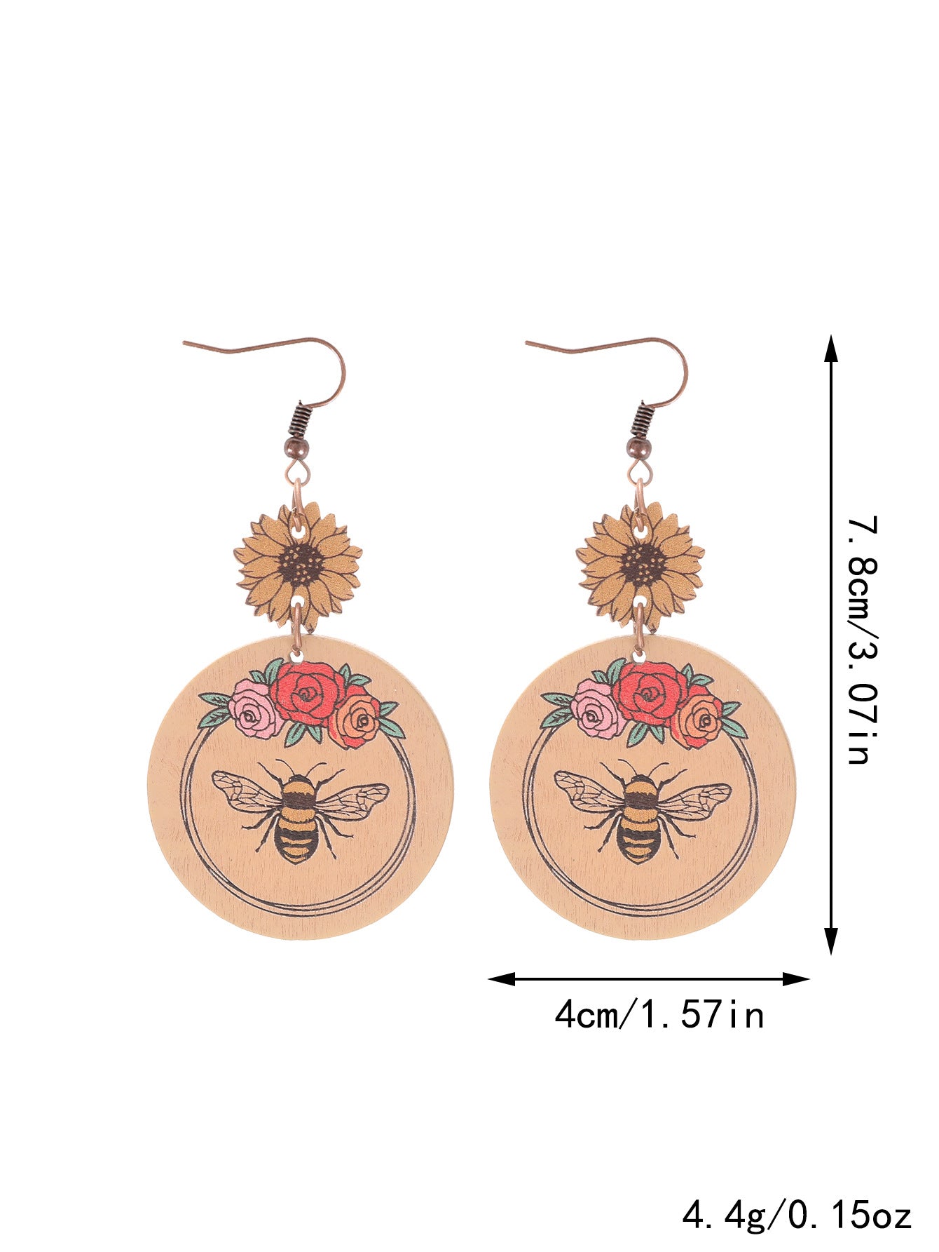 Wholesale  Western Style Wooden Earrings