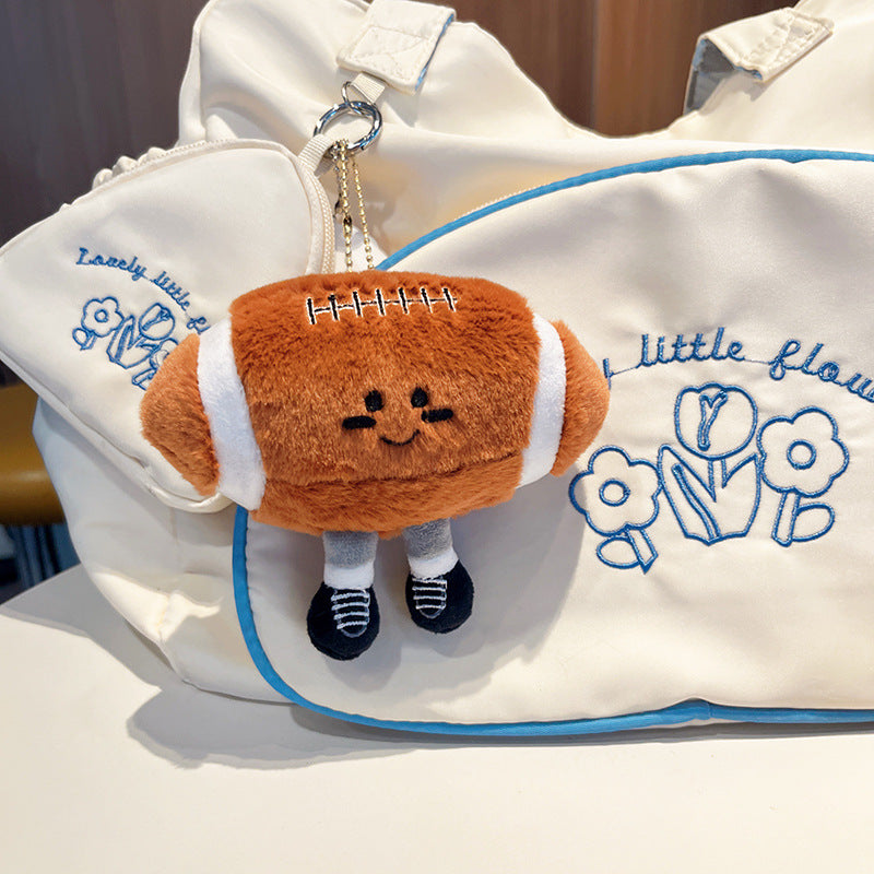 Wholesale Rugby Plush Keychain