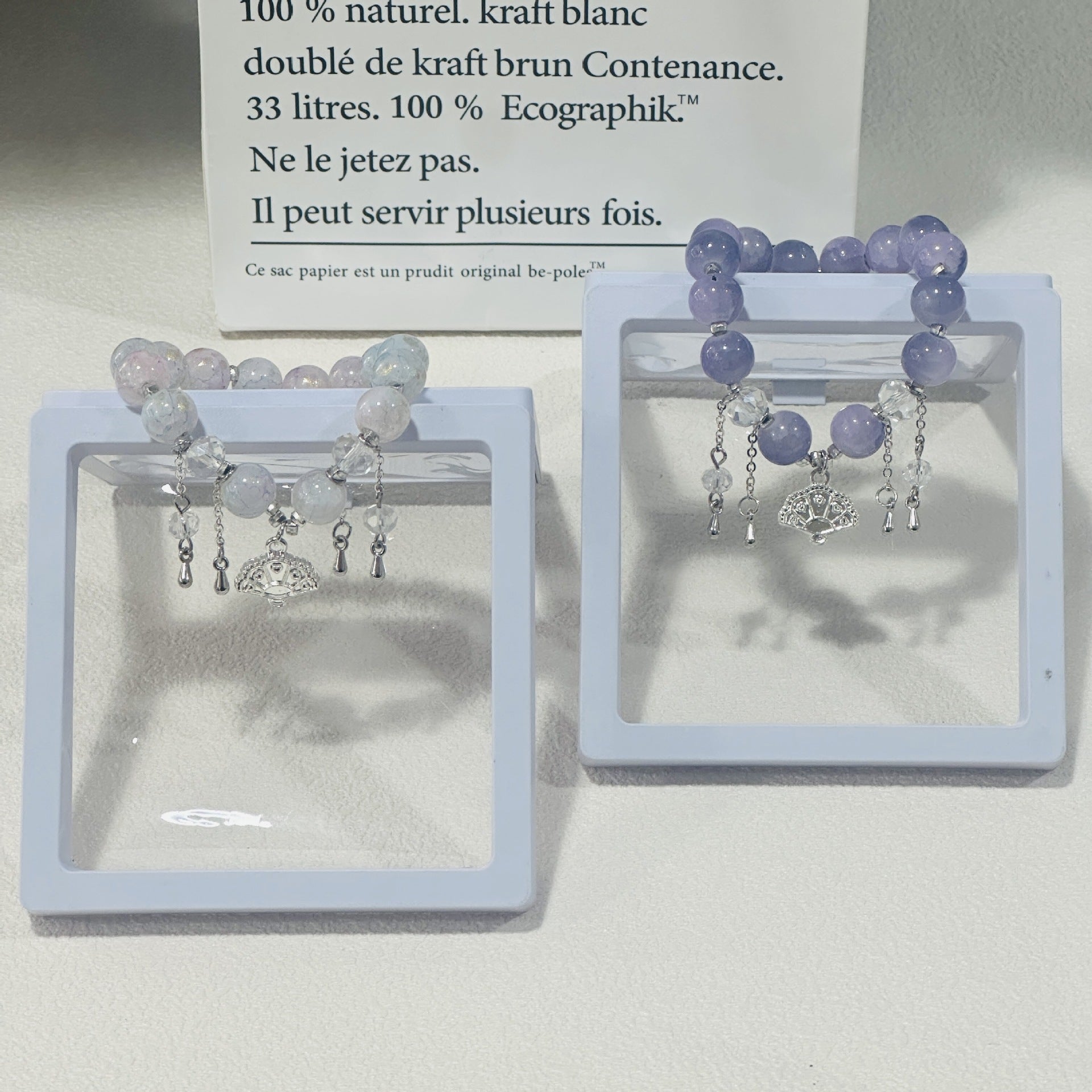 Wholesale  Butterfly Magic Colored Glaze Bracelet