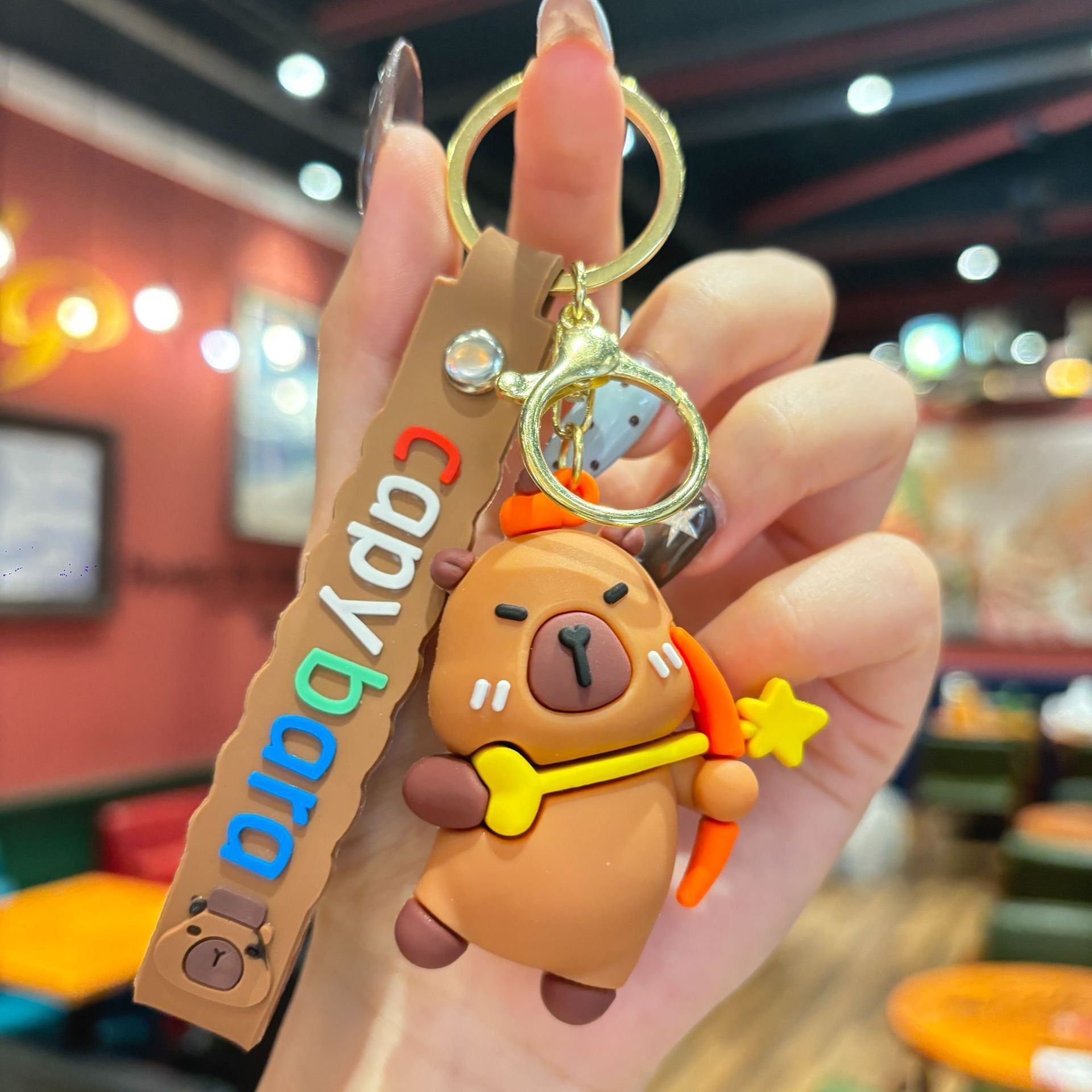 Wholesale  cute   doll pendant keychain
