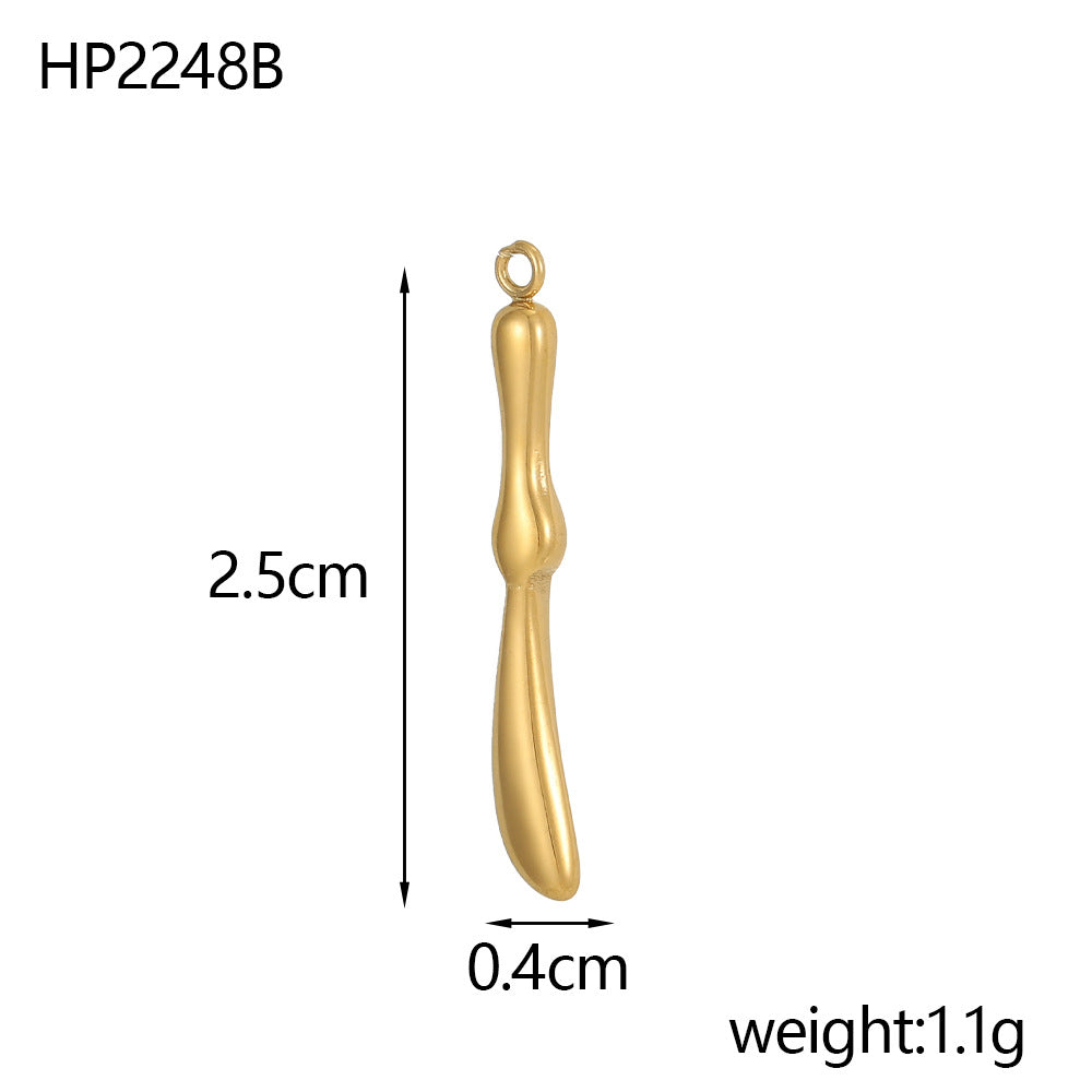 Wholesale Stainless steel three-dimensional pendant