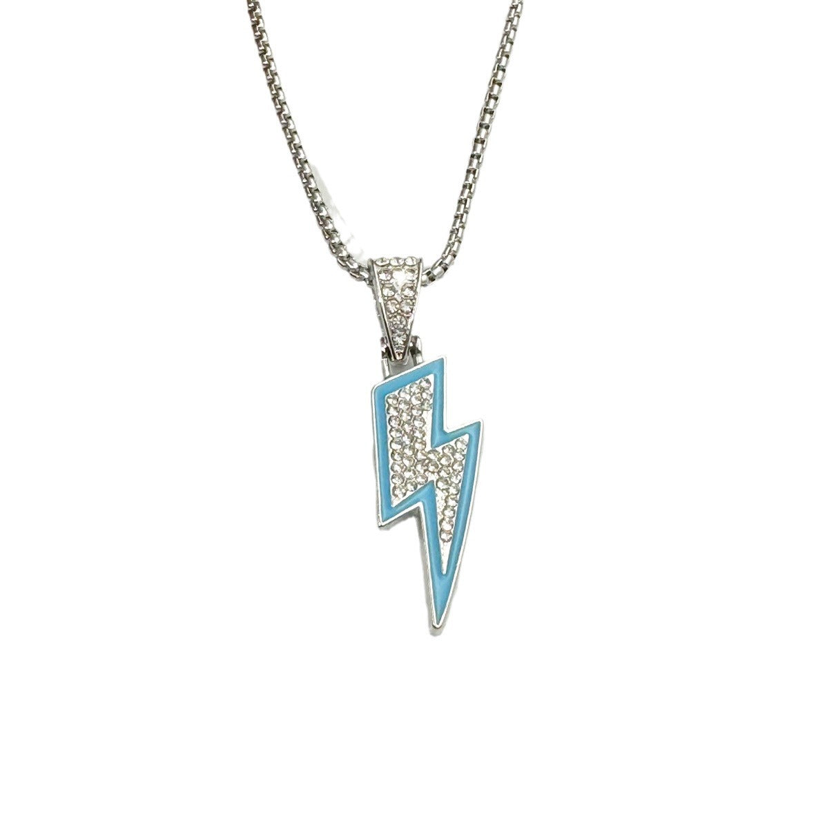 Wholesale Luminous Lightning Pendant Necklace Chic Jewelry Accessory Boutique Resale