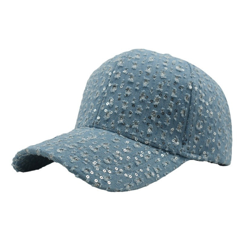 Wholesale Sequin Baseball Cap Fashion Casual All-match Cap