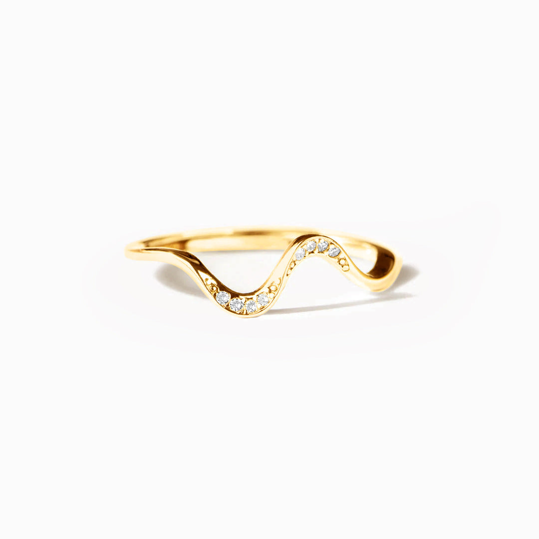 Wholesale 925 Sterling Silver Minimalist Wave Ring Women S Chic Jewelry Accessory For Everyday Gift