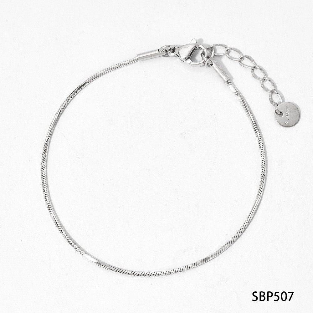 Wholesale Stainless steel colored diamond five-pointed star love pull bracelet