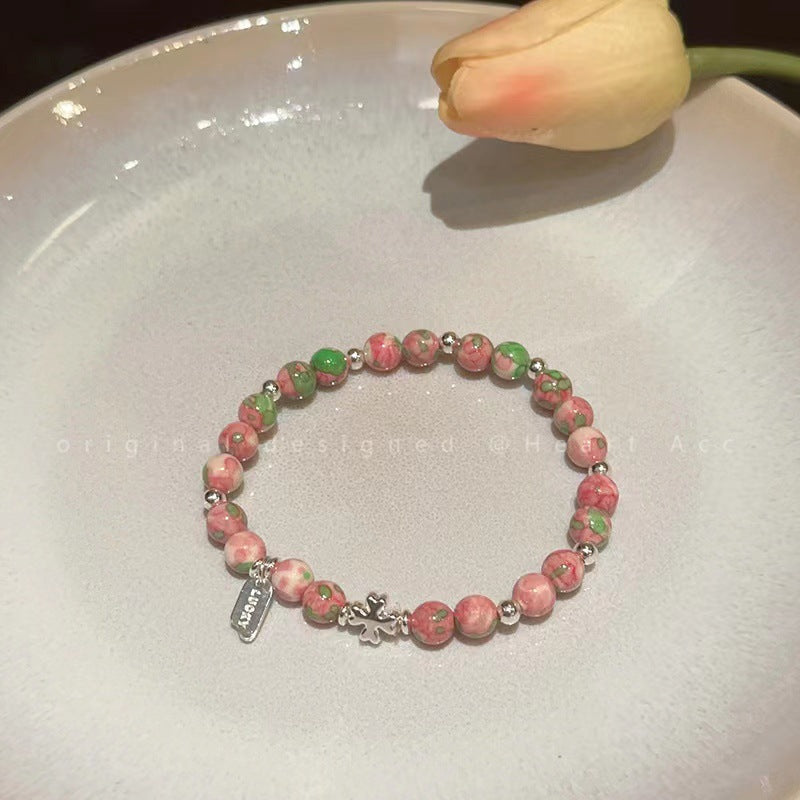 Wholesale Dopamine Love Star Bracelet Macaron Color Bracelet Heart Bracelets ACC-BT-Mengf001