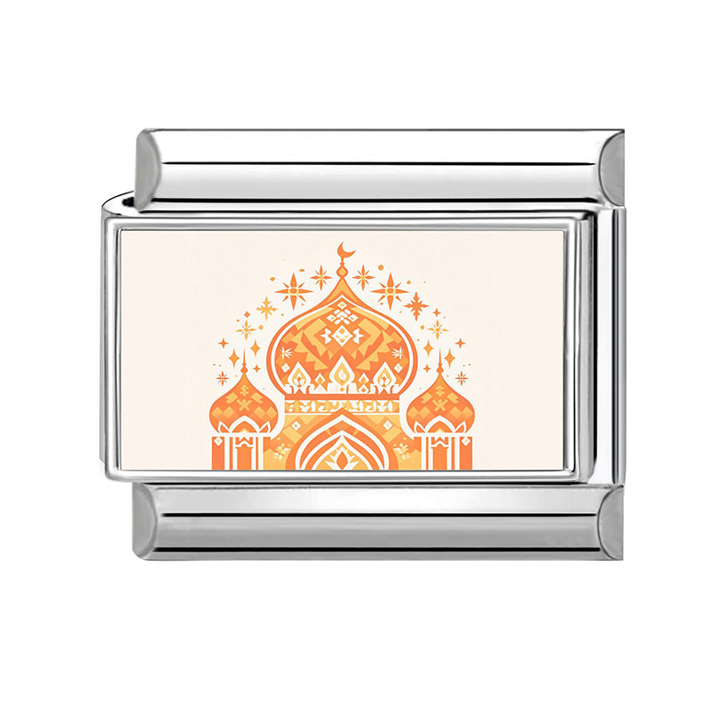 Wholesale Italian Style DIY Bracelet Charms - Stainless Steel Painted Festive Elements Fashion Accessory for Resale