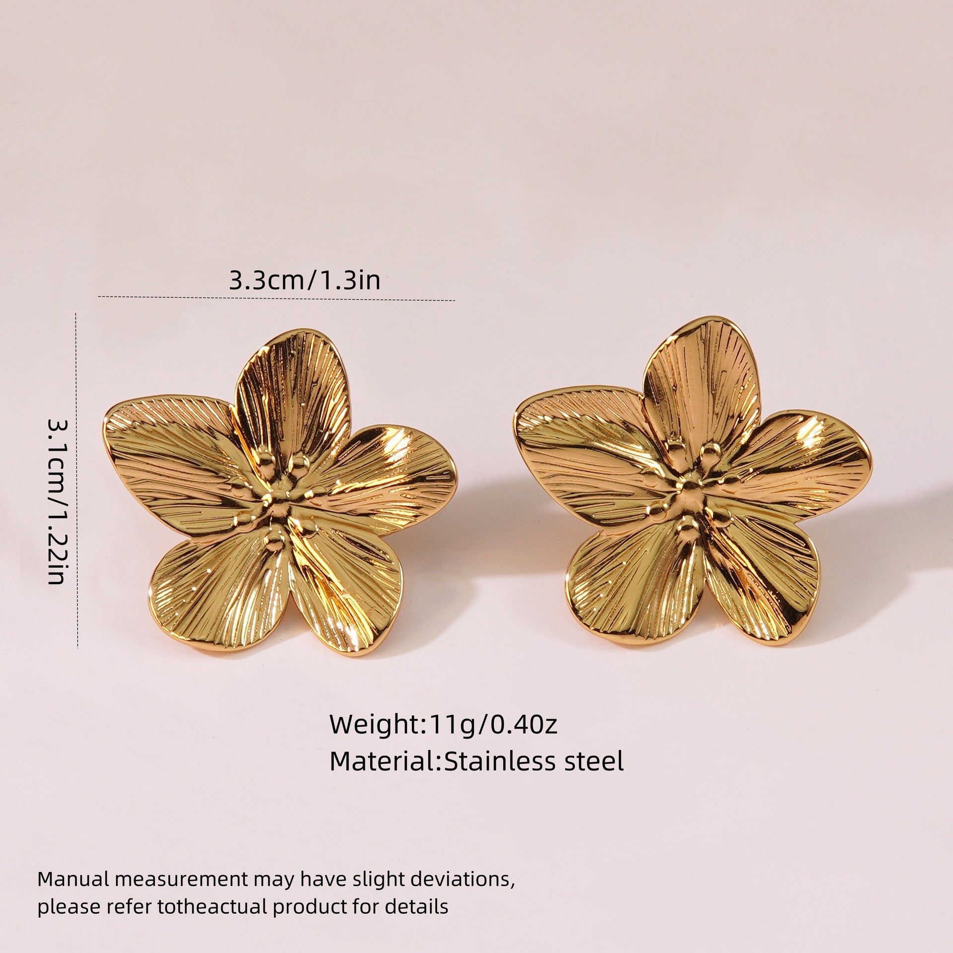 Wholesale light luxury  exaggerated earrings geometric stainless steelearrings