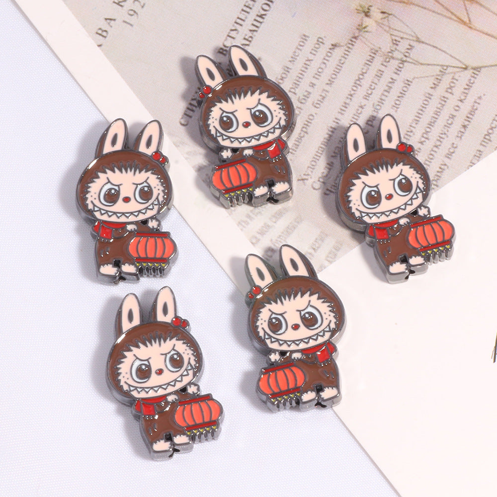 Wholesale 10pcs Alloy Cute Cartoon Beads DIY Bead Accessories