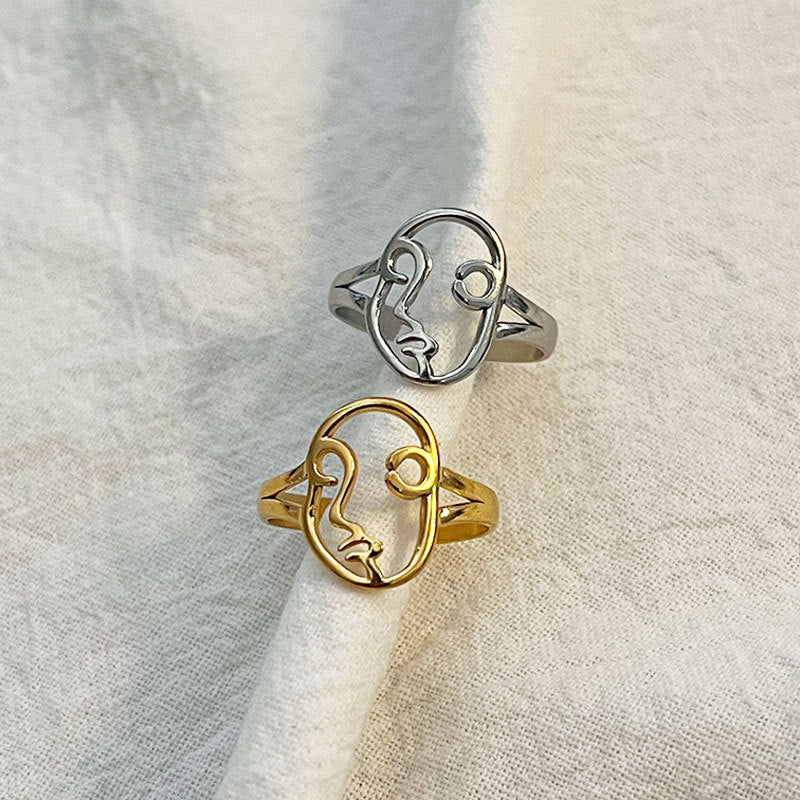 Wholesale stainless steel open facial makeup ring