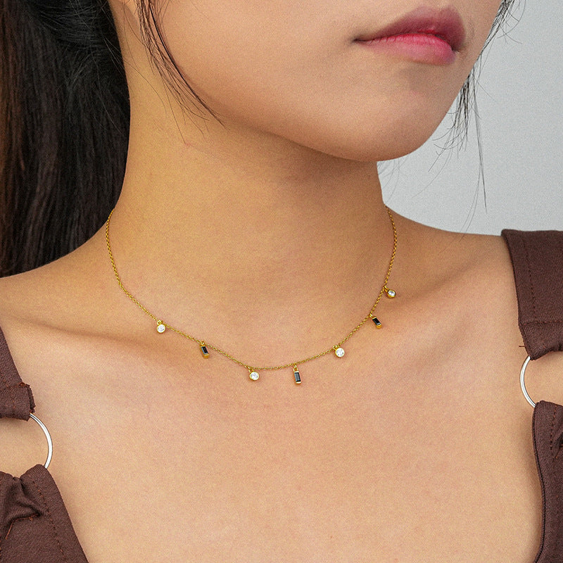 Wholesale Geometric Cube Necklaces ACC-NE-YuanFan005