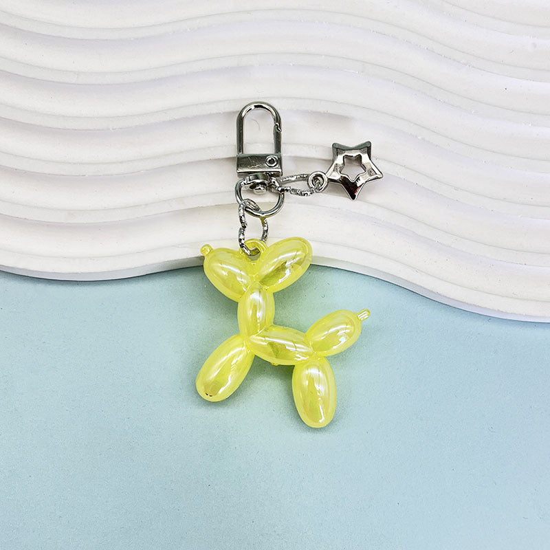 Wholesale Acrylic  Balloon Dog Keychains