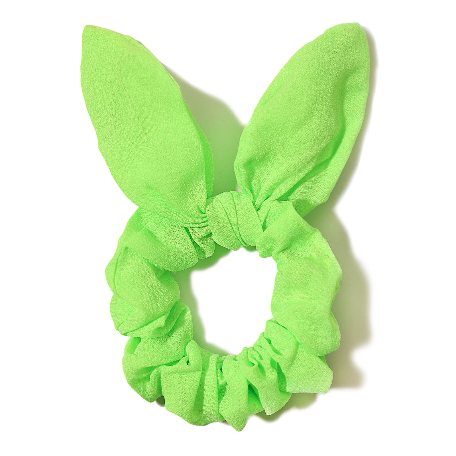 Wholesale Duo Bell Fashion New Fluorescent Rabbit Ears Hair Accessories  Hair Scrunchies