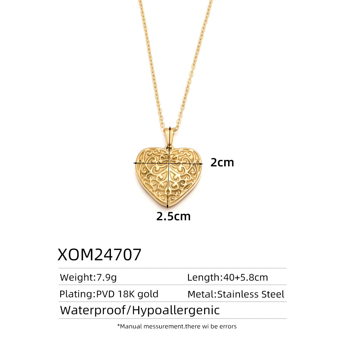 Wholesale Titanium steel non-fading high-end clavicle chain