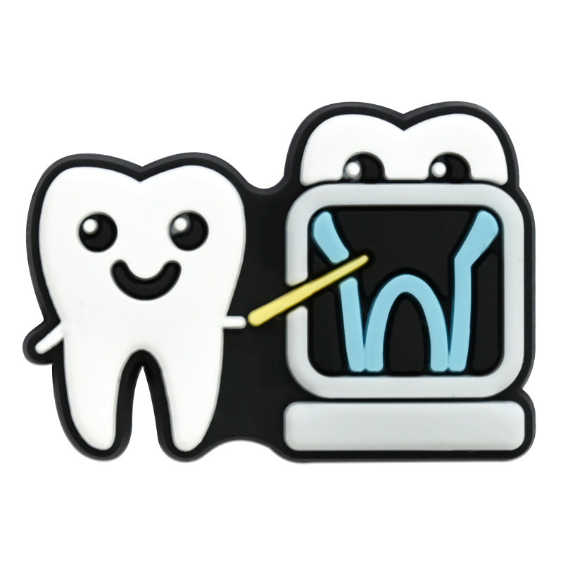 Wholesale Random 100pcs Protect Teeth Shoes Accessories Shoes Charms