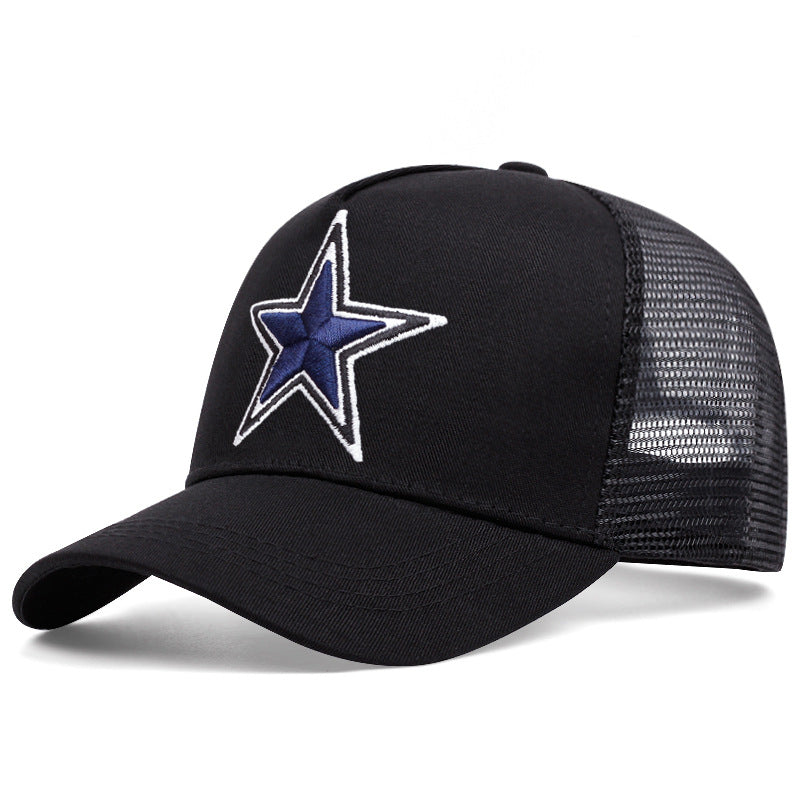 Wholesale Five-pointed Star Embroidered Baseball Cap ACC-HT-JingKun003