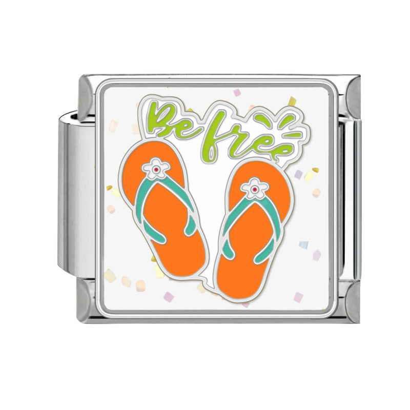 Wholesale  Italian module splicing bracelet disassembly elastic bracelet DIY Charms