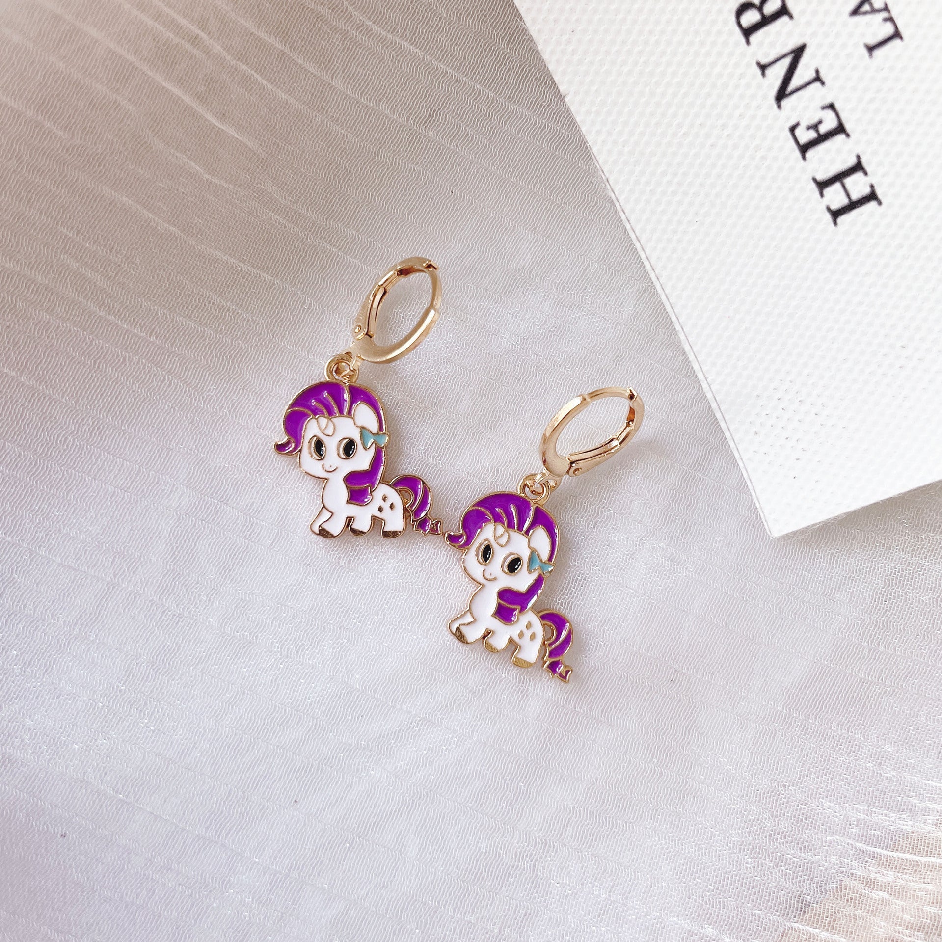 Wholesale Cartoon Cute S925 Silver Needle Earrings ACC-ES-Yijia005